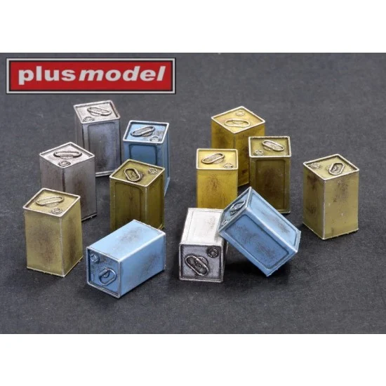 Plus Model DP3012 1/35 British Canisters Flimsy Late - Scenics & Diorama