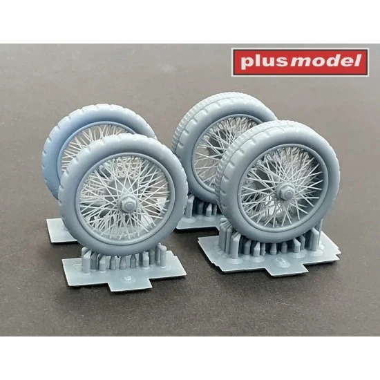 Plus Model DP3014 1/35 WWI Minervy Wheels set - Military Vehicles & Tanks