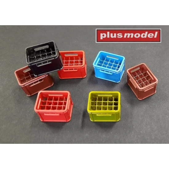 Plus Model DP3021 1/32 Beer Crates (8pcs) - Scenics & Diorama