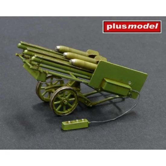 Plus Model DP3044 1/35 Missile RS 82 Ground version Launchers - Model Planes