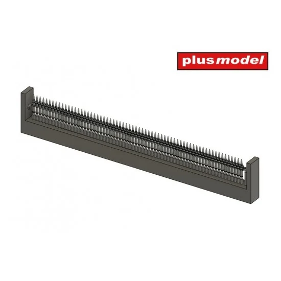 Plus Model DP3047 1/35 12.7mm Cartridges in Bands (6 cartridge belts and dozens of spent cartridges) - Military Vehicles & Tanks