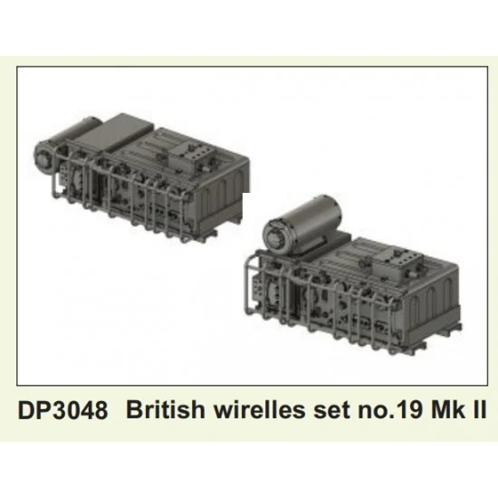 Plus Model DP3048 1/35 British Wireless Radio Set No.19 Mk II - Military Vehicles & Tanks