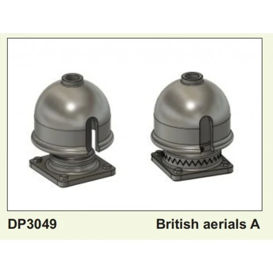Plus Model DP3049 1/35 British Antennas Pattern A - Military Vehicles & Tanks