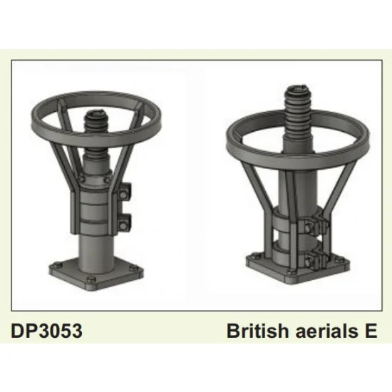 Plus Model DP3053 1/35 British Antennas Pattern E - Military Vehicles & Tanks