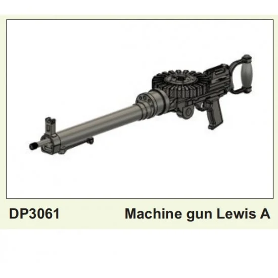 Plus Model DP3061 1/35 Machine Gun Lewis Pattern A - Military Vehicles & Tanks