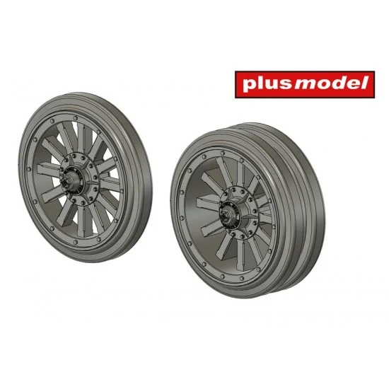 Plus Model DP3062 1/35 Garford-Putilov Wheels for Copper State kit