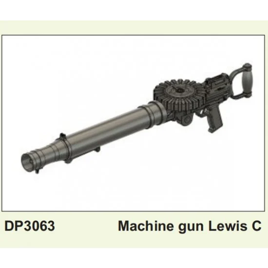 Plus Model DP3063 1/35 Machine Gun Lewis Pattern C - Military Vehicles & Tanks