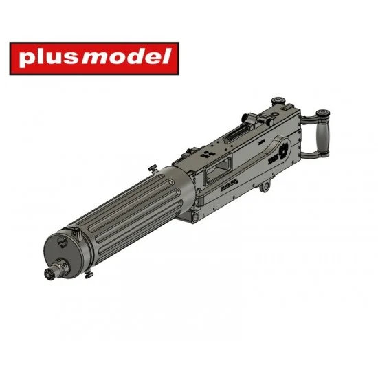 Plus Model DP3068 1/35 Machine Gun Maxim pattern A (3pcs) - Military Vehicles & Tanks
