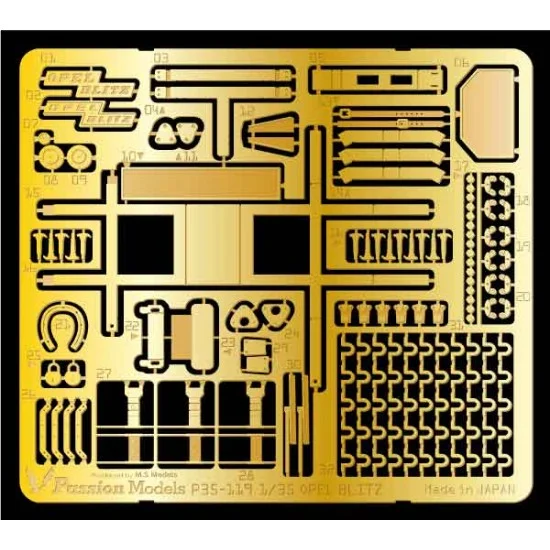 Passion Models 35-119 1/35 Opel Blitz Photo-Etched Set