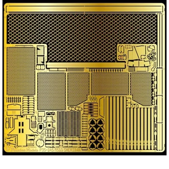 Passion Models 35-145 1/35 M551 Sheridan Detail Set (PE) for Tamiya kit #35365