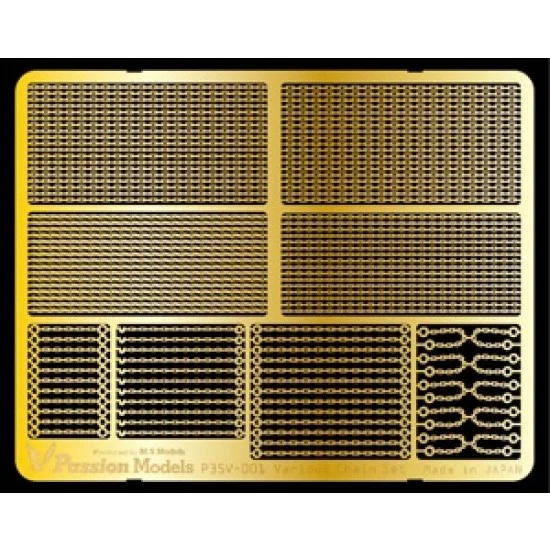 Passion Models 35V-001 1/35 Utility Chain Set (1 Photo-Etched sheet)