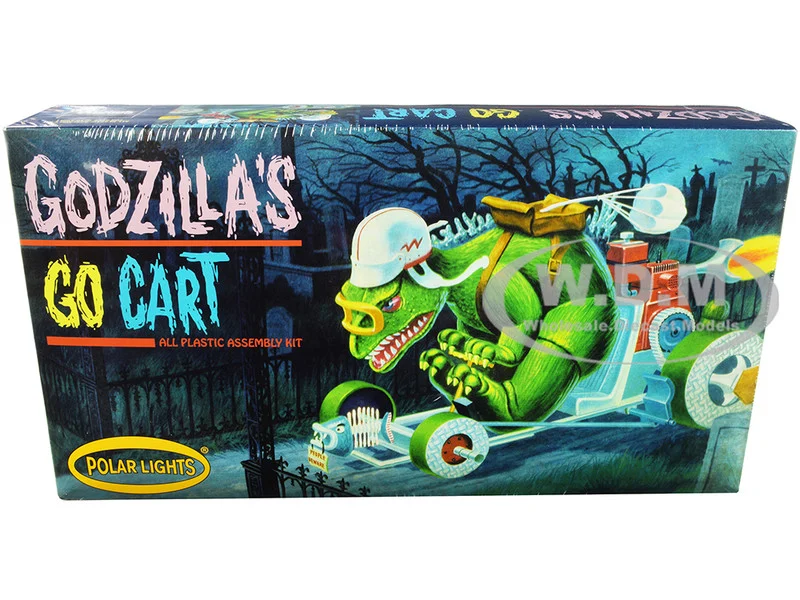 Skill 2 Model Kit Godzilla's Go Cart Model Kit by Polar Lights - Movie/TV Series Models