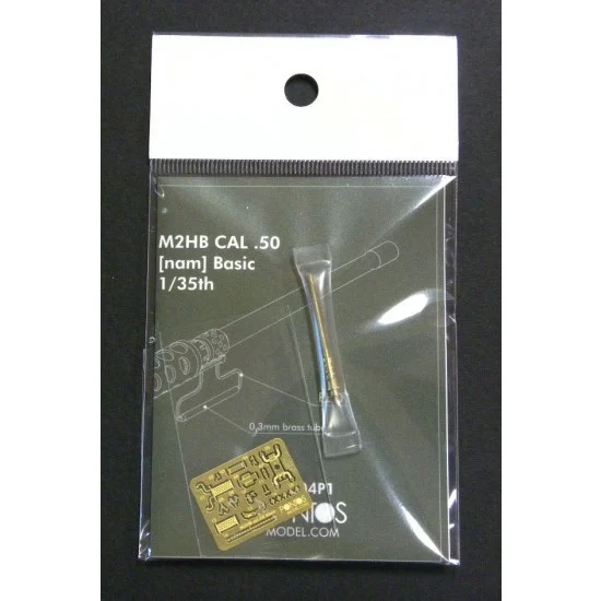 Pontos 35004P1 1/35 Vietnam War M2HB Cal .50 Gun Barrel - Military Vehicles & Tanks