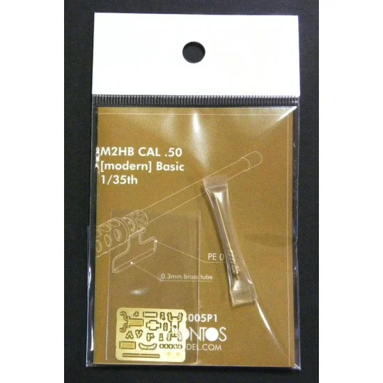 Pontos 35005P1 1/35 Modern M2HB Cal .50 Gun Barrel - Military Vehicles & Tanks