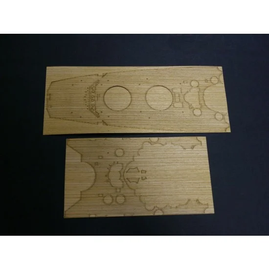 Pontos 35005WD1 1/350 IJN Musashi 1944 Wooden Deck Set & Dry Transfer for Tamiya kit - Model Ships & Boats