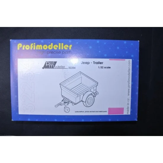 Profi Modeller 32254P 1/32 Jeep Trailer - Military Vehicles & Tanks