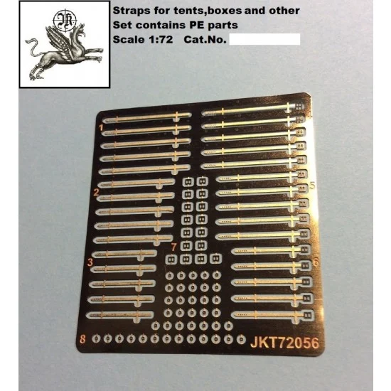 Profi Modeller JKT72056 1/72 Straps for Tents, Boxes - Military Vehicles & Tanks