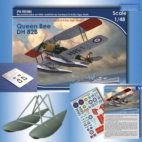 Print Scale PSR48001 1/48 DH 82b Queen Bee Detail Set - Model Planes