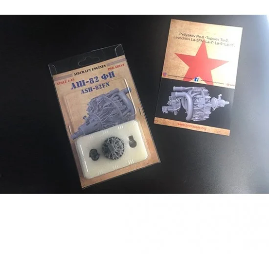 Print Scale PSR48014 1/48 Aircraft Engines ASH-82FN