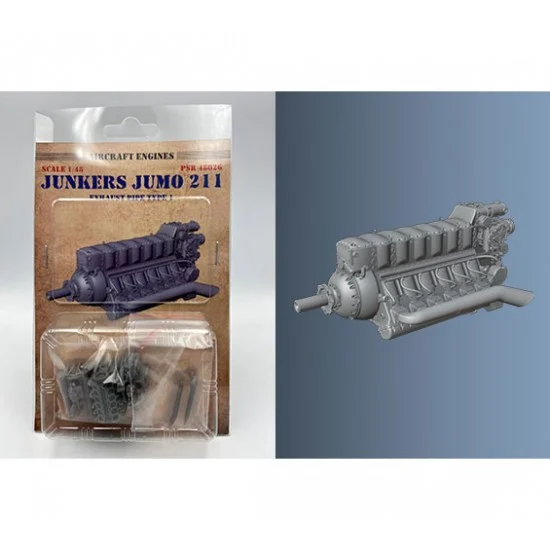 Print Scale PSR48026 1/48 Junkers Jumo 211 Exhaust Pipe Type 1 - Model Planes
