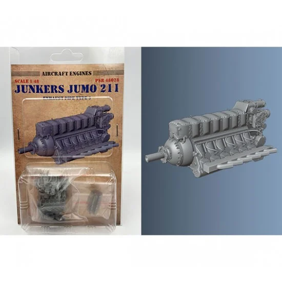 Print Scale PSR48028 1/48 Junkers Jumo 211 Exhaust Pipe Type 3 - Model Planes