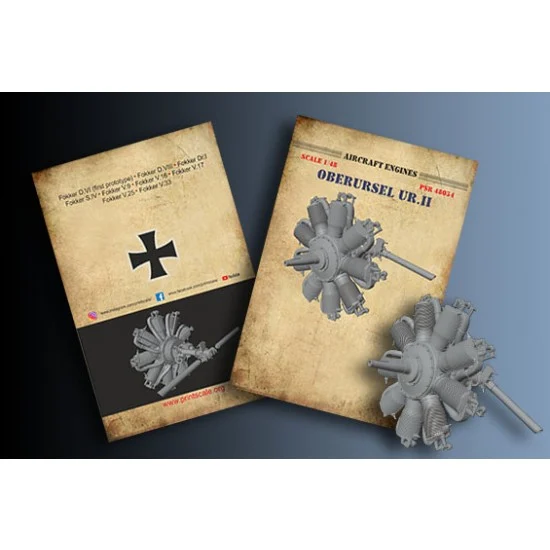 Print Scale PSR48034 1/48 Aircraft Engines Oberursel Ur.II - Model Planes