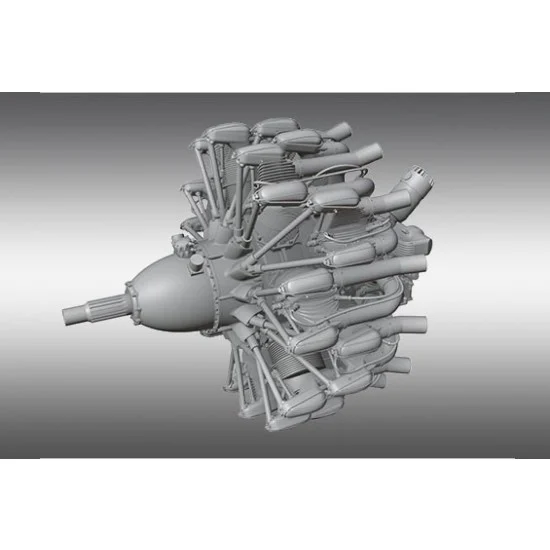 Print Scale PSR72028 1/72 Gnome-Rhone 14K Mistral Major Radial Engine