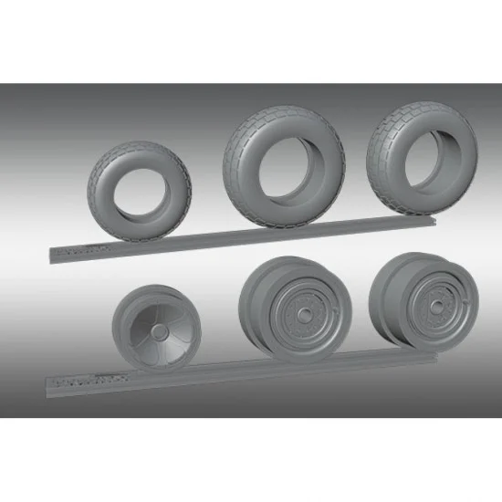 Print Scale PSW32014 1/32 P-38 Lightning Wheels