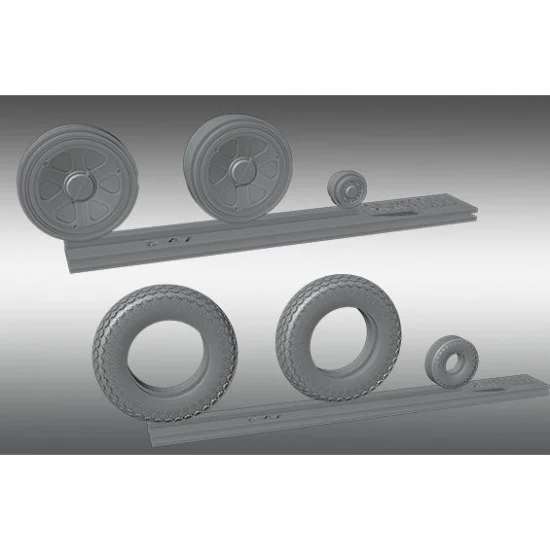 Print Scale PSW48015 1/48 P-47 D25 Thunderbolt Rubber Wheels