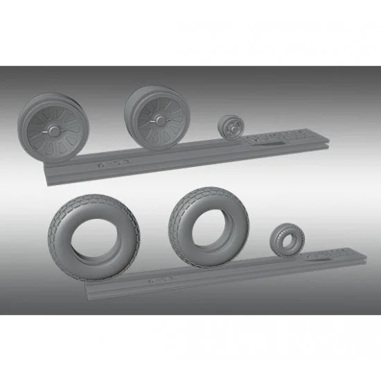Print Scale PSW48016 1/48 P-51 Mustang Rubber Wheels