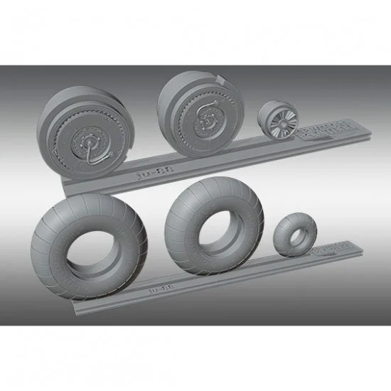 Print Scale PSW48023 1/48 Junkers J-88 Rubber Wheels Type 2 (resin)