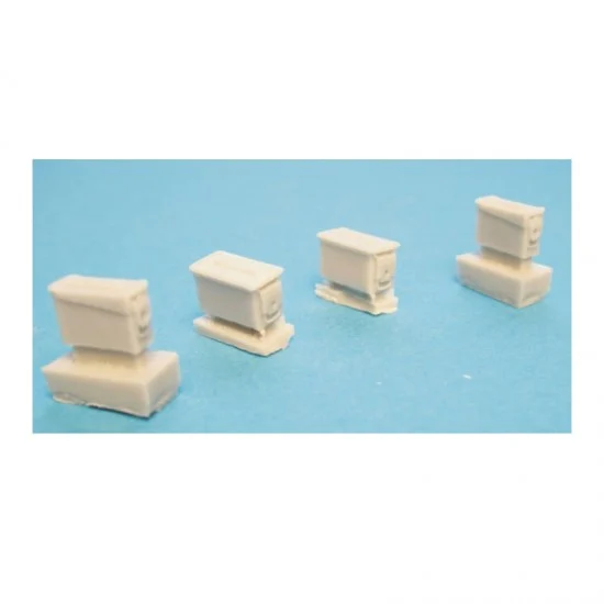 Perfect Scale Modellbau 35086 1/35 US Cal 30 (10pcs) & 50 (10pcs ) Ammo Boxes - Scenics & Diorama