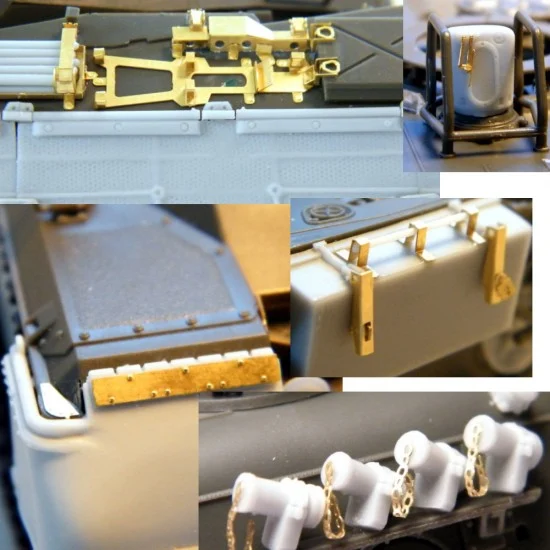 Perfect Scale Modellbau 35119 1/35 Leopard 1 A3/A4 Detail Set for Meng Models - Military Vehicles & Tanks