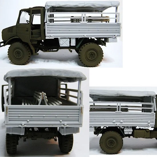 Perfect Scale Modellbau 35141 1/35 2to Tmil Gl (Unimog U1300) Platform Passenger Ladeflache for Revell kits - Military Vehicles & Tanks
