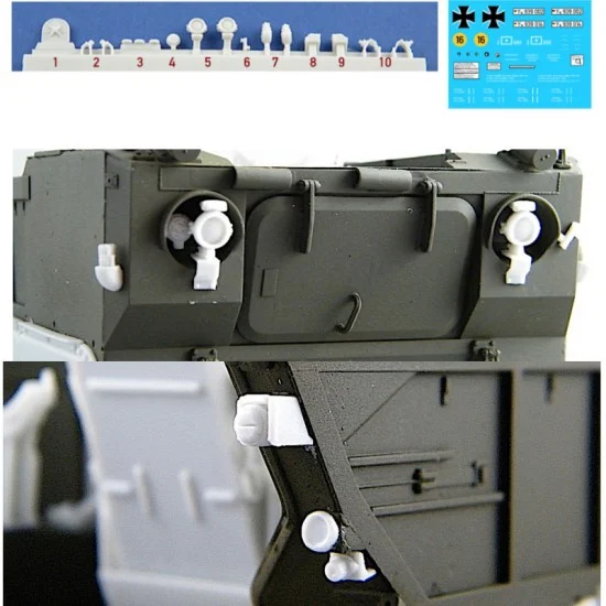 Perfect Scale Modellbau 35163 1/35 M752/M688 Lance Bundeswehr Version Conversion set for Dragon kit #3576 - Military Vehicles & Tanks