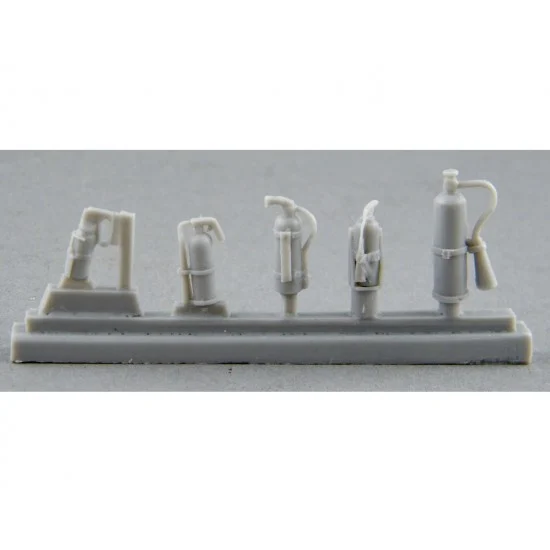 Perfect Scale Modellbau 35185 1/35 Various Types Extinguishers (5pcs) - Scenics & Diorama