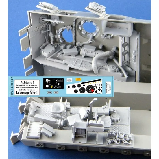 Perfect Scale Modellbau 35192 1/35 Bergepanzer 2 Standard Interior set for Takom kits 2122/2135 - Military Vehicles & Tanks
