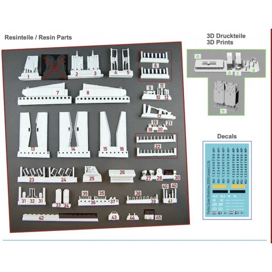 Perfect Scale Modellbau 35204 1/35 Leopard 2A5 / A6 NL Conversion set for Revell 13282/03243/03281/03097/Tamiya 35271 - Military Vehicles & Tanks