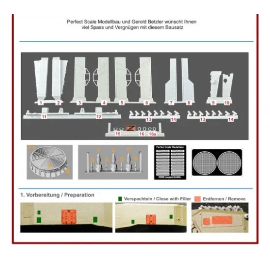 Perfect Scale Modellbau 35222 1/35 Leopard 2A6 UKR / EX BW to Ukraine Conversion set for Tamiya #35207 #35271 - Military Vehicles & Tanks