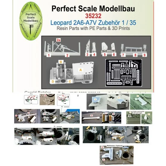 Perfect Scale Modellbau 35232 1/35 Leopard 2A6-A7V Accessories