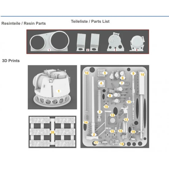 Perfect Scale Modellbau 35234 1/35 Stormpanservogn NM135 (Norwegian M113) Conversion set for M113 kits - Military Vehicles & Tanks