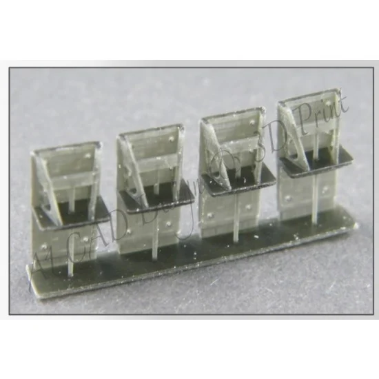 Perfect Scale Modellbau A1015 1/35 Rail Transport Loading Wedges (Netherlands type) - Military Vehicles & Tanks