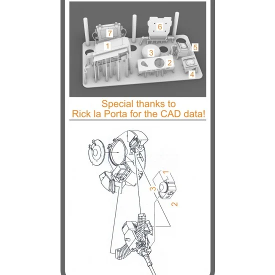 Perfect Scale Modellbau A1033 1/16 Wiesel 1 A2-A3 Detail Upgrade set for Takom kits