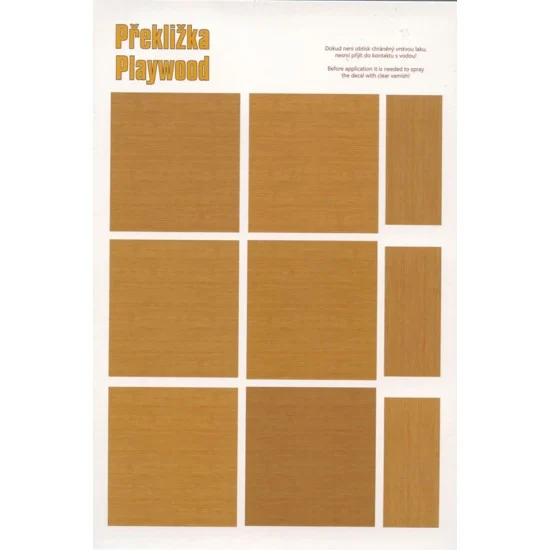 Peewit D49003 1/48 Beech Plywood Decals - Model Planes