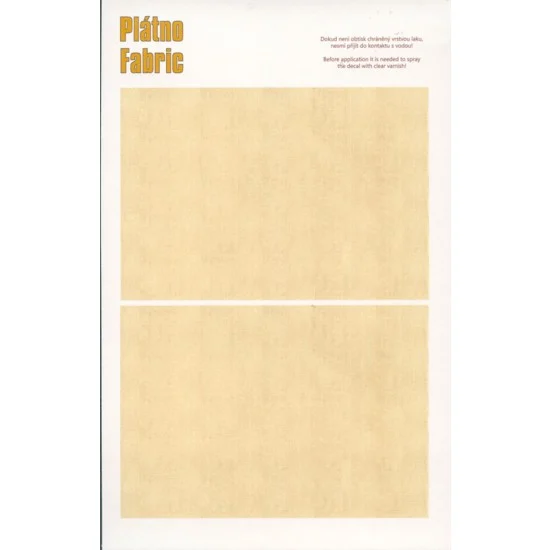 Peewit D49006 1/48 Light Canvas Decals for New Aircraft - Model Planes