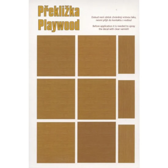Peewit D74005 1/72 Beech Plywood Decals - Model Planes