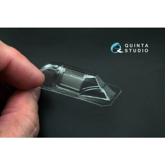 Quinta Studio QC48005-S 1/48 La-5 Late Production Vacuformed Clear Canopy for Zvezda Kit