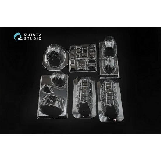 Quinta Studio QC72005 1/72 Pe-8 Vacuformed Clear Canopy for Zvezda Kit #7264