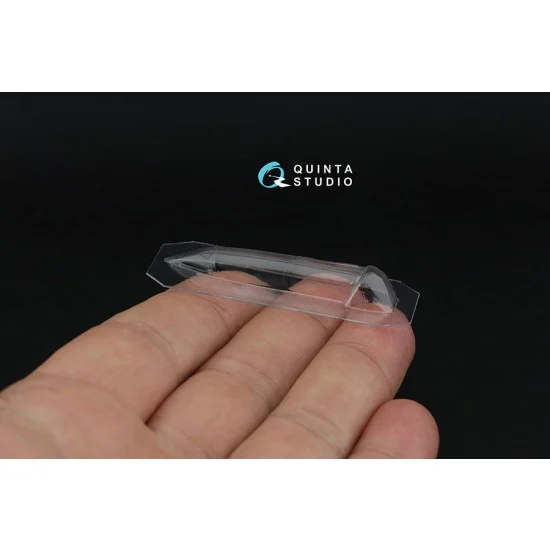 Quinta Studio QC72009 1/72 MiG-21UM vacuumed clear canopy (KP)