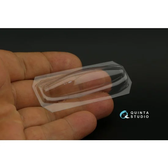 Quinta Studio QC72039 1/72 F-15E Strike Eagle Vacuumed Clear Canopy for Academy kits
